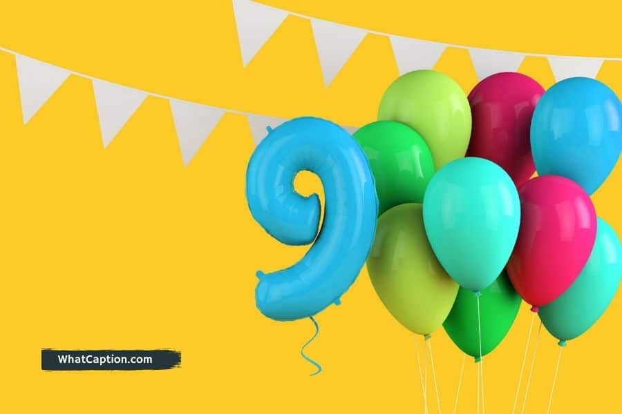 9th Birthday Captions for Instagram