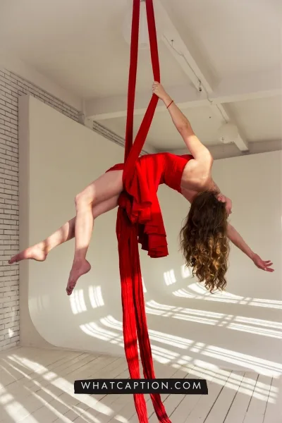 Aerial Silk Caption Aerial Silk Caption