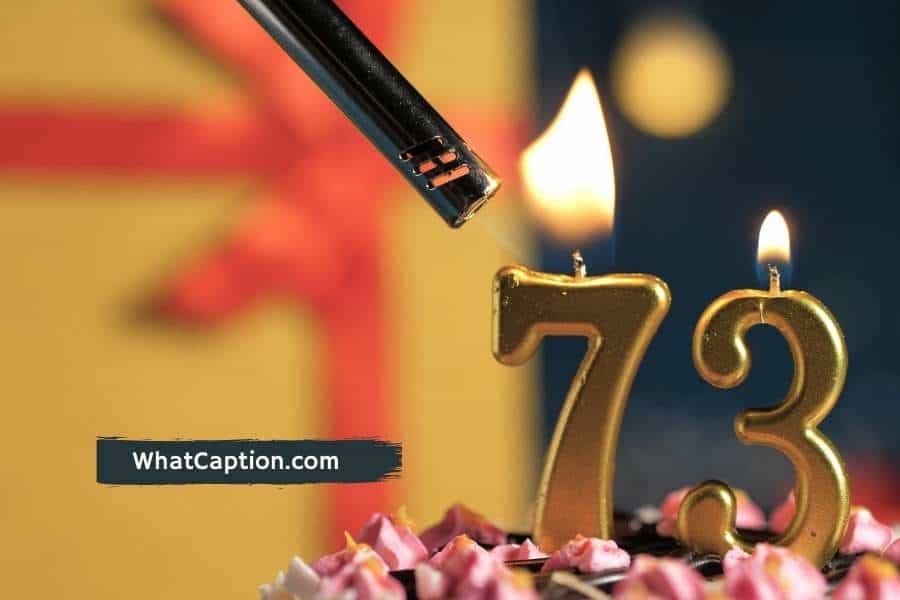 73rd Birthday Captions