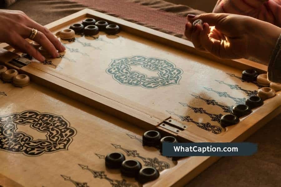 Backgammon Captions for Instagram