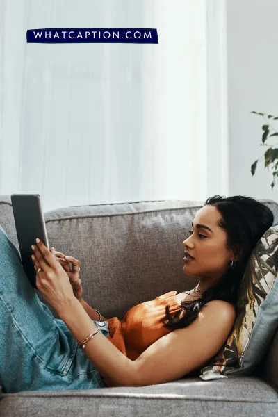 Binge watching Captions for Instagram