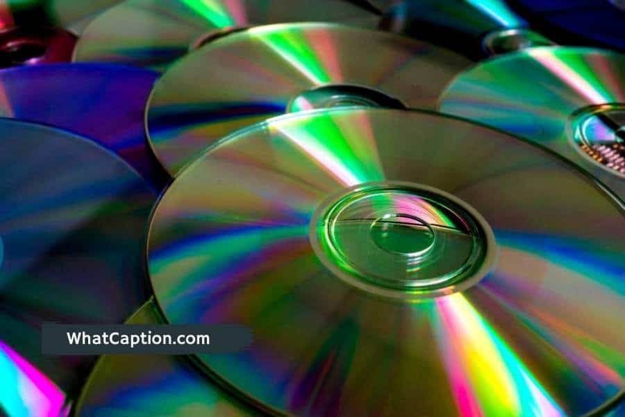 Compact disc Captions for Instagram