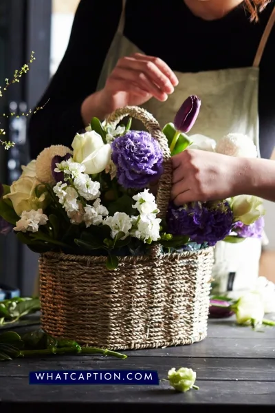 Flower Arranging Captions Flower Arranging Captions