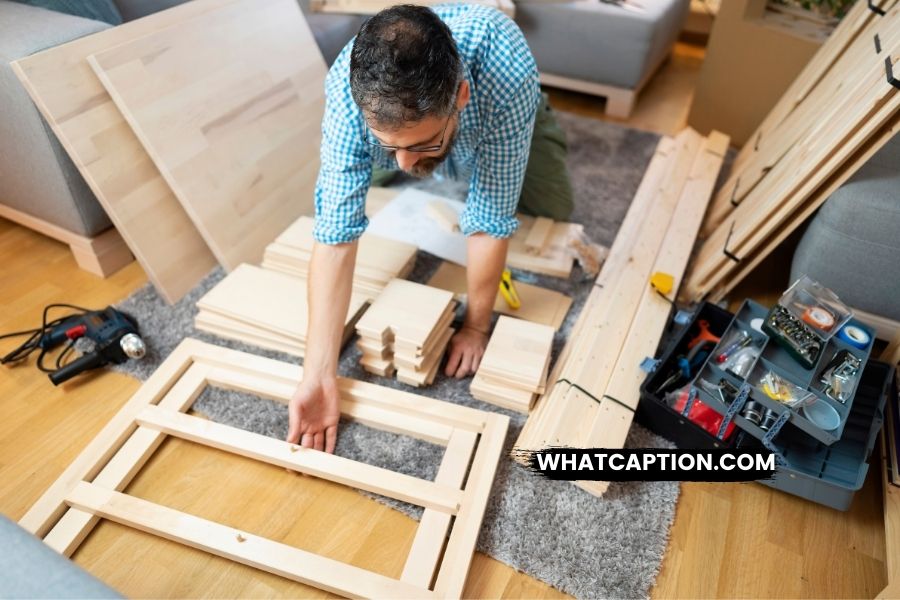 Furniture Building Captions for Instagram