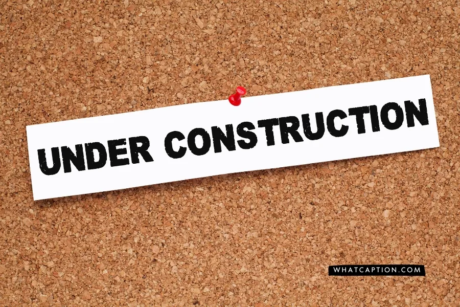 Instagram Bio for Under Construction